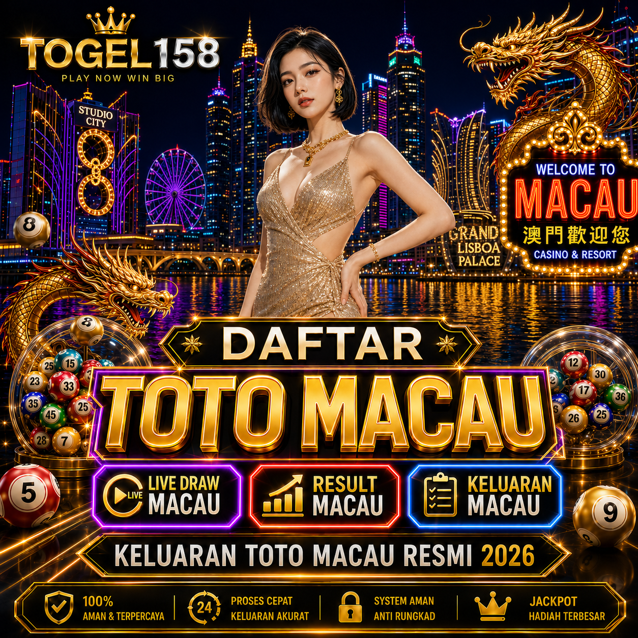 Data Toto Macau 2026: Keluaran Macau Hari Ini, Live Draw Macau 4D, Result Macau Resmi