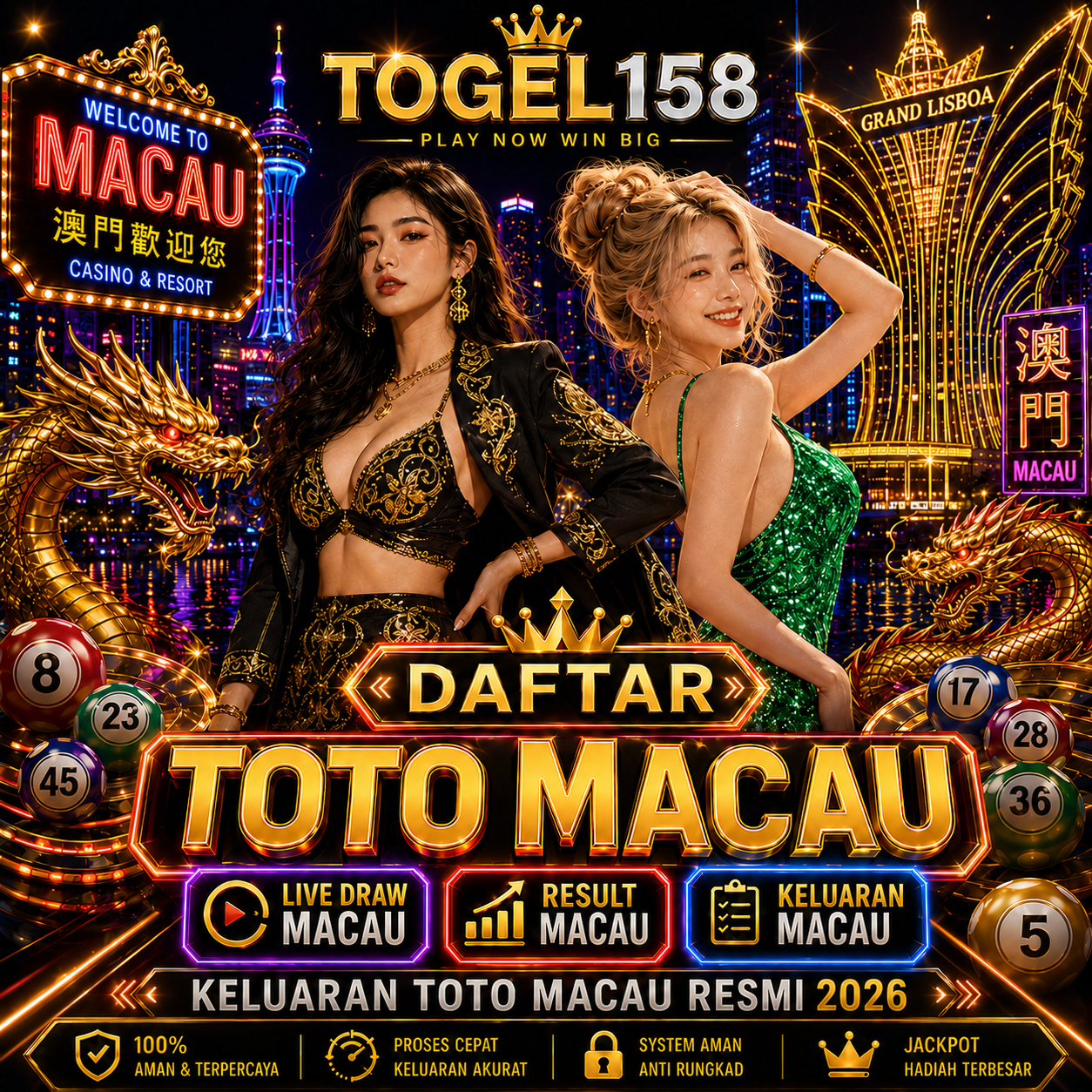 Toto Macau Pools: Data Macau Hari Ini, Keluaran Macau 4D, Live Draw Macau Update, Result Macau 2026